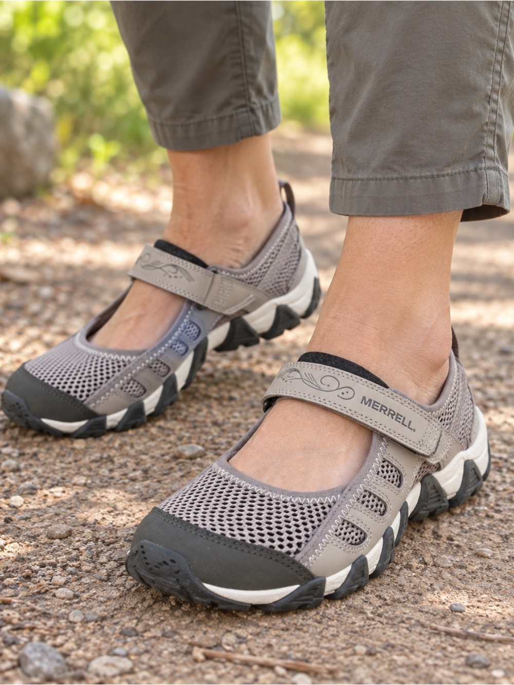 Merrell Waterpro Pandi Gray Mary Jane Hiking Water Shoes Women’s 7 New
